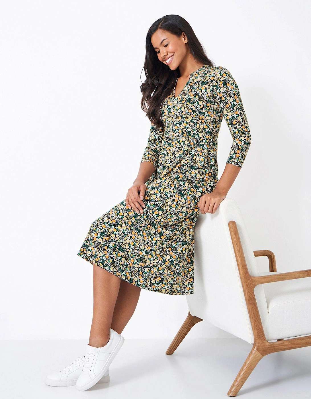 Emi Print Jersey Dress - Multi, 3 of 2