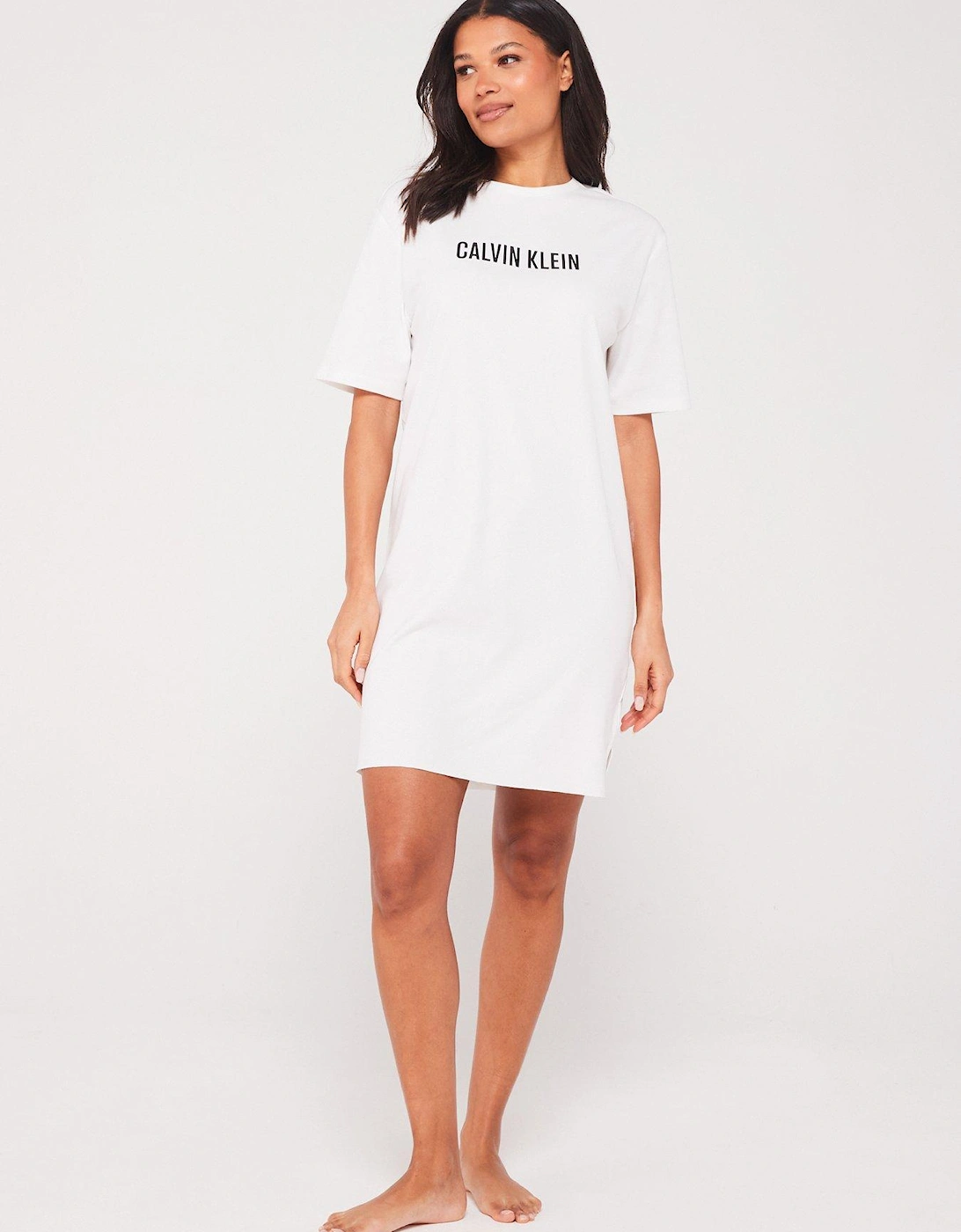 Logo Sleep Shirt - White, 5 of 4