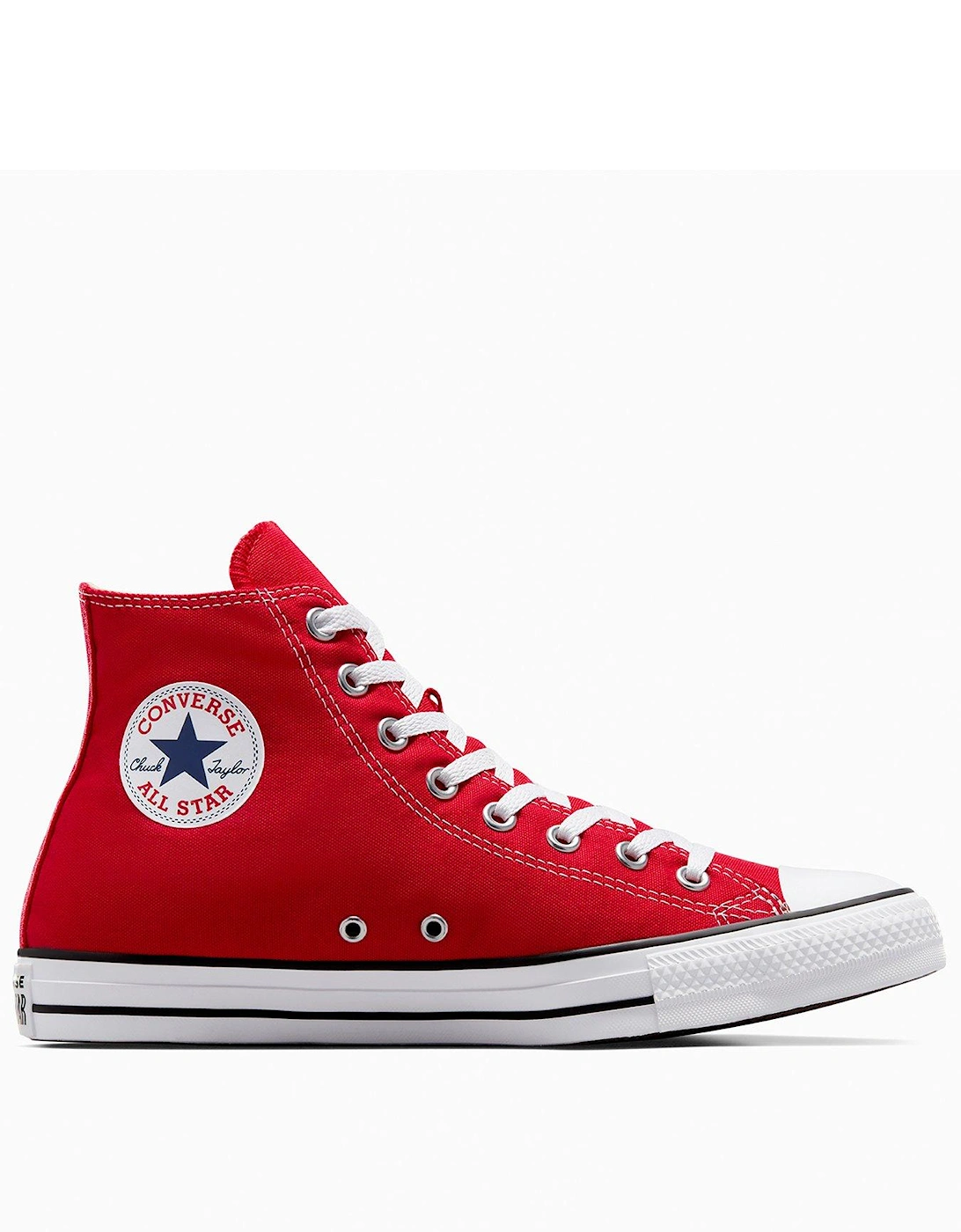 Unisex Hi Top Trainers - Red, 7 of 6
