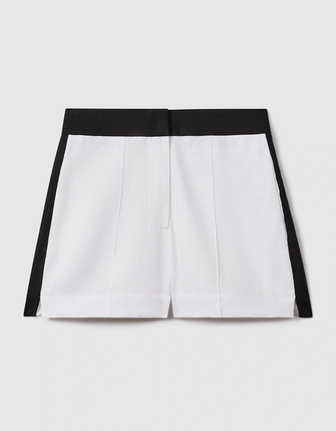 Linen Colourblock Shorts, 2 of 1