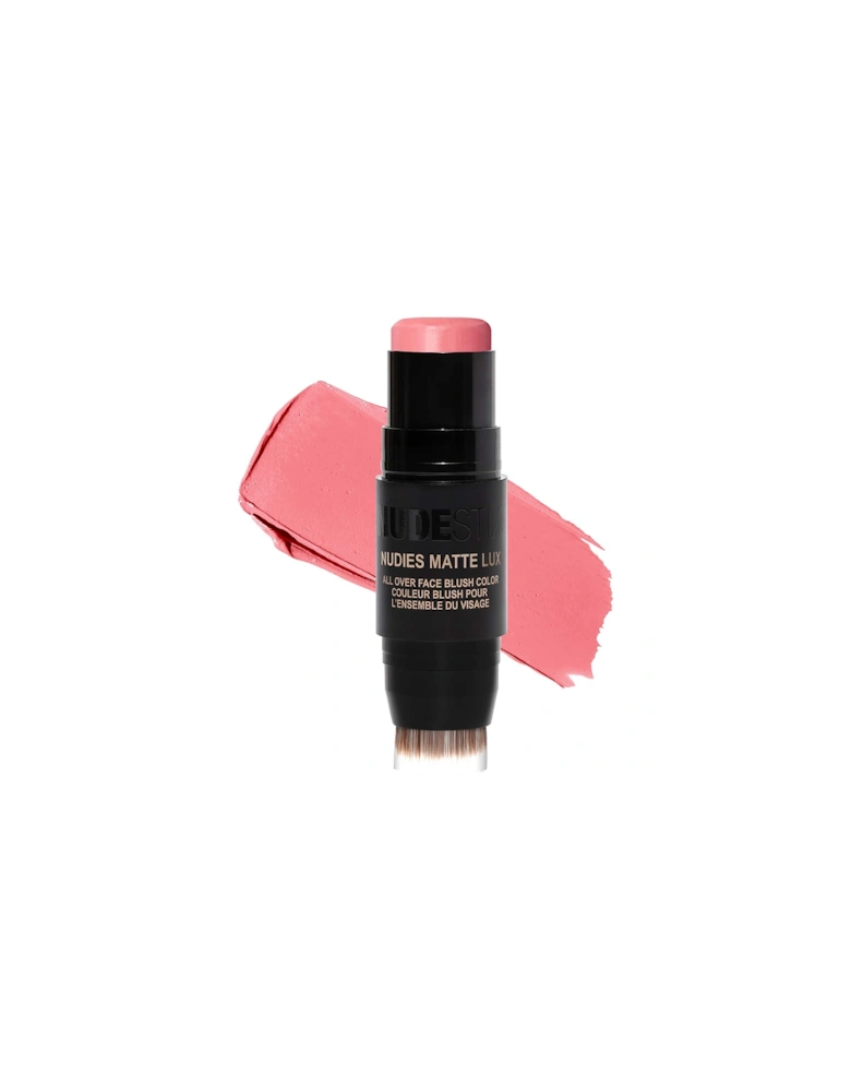 Nudies Matte Lux All Over Face Blush Colour - Rosy Posy