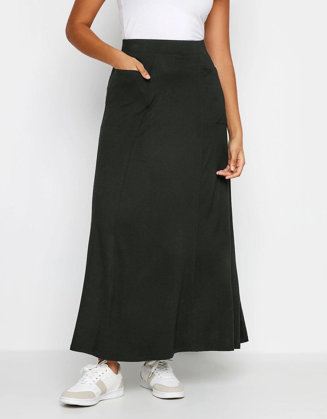 Black Pocket Maxi Skirt, 2 of 1