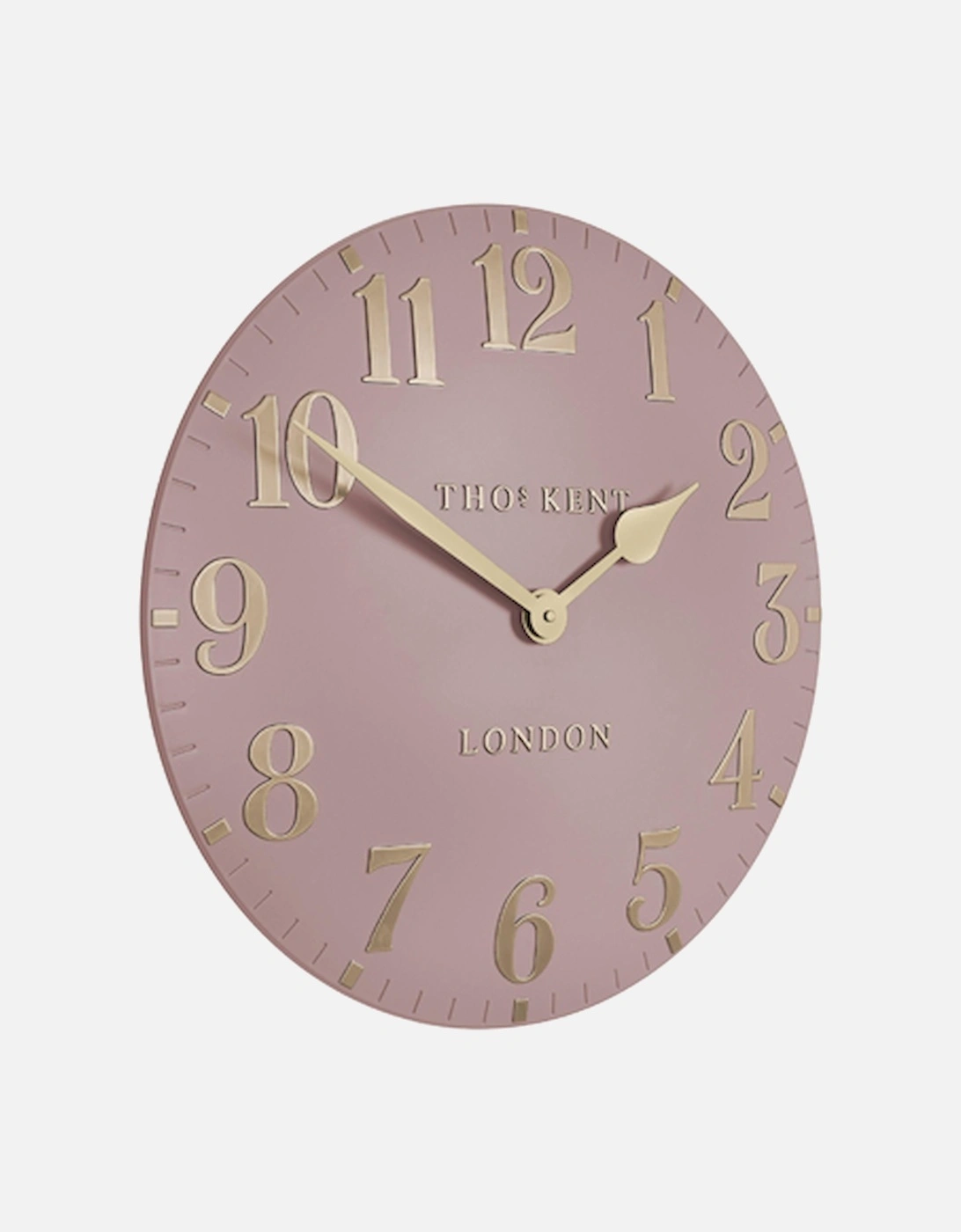 12" Arabic Wall Clock Blush Pink, 4 of 3