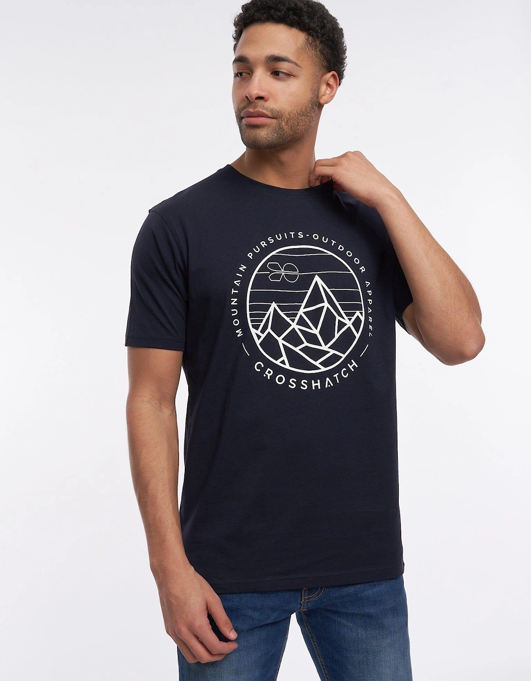 Mens Talung Marl T-Shirt, 2 of 1