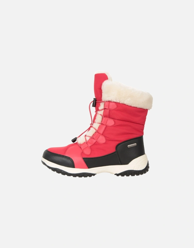 Womens/Ladies Snowflake Snow Boots