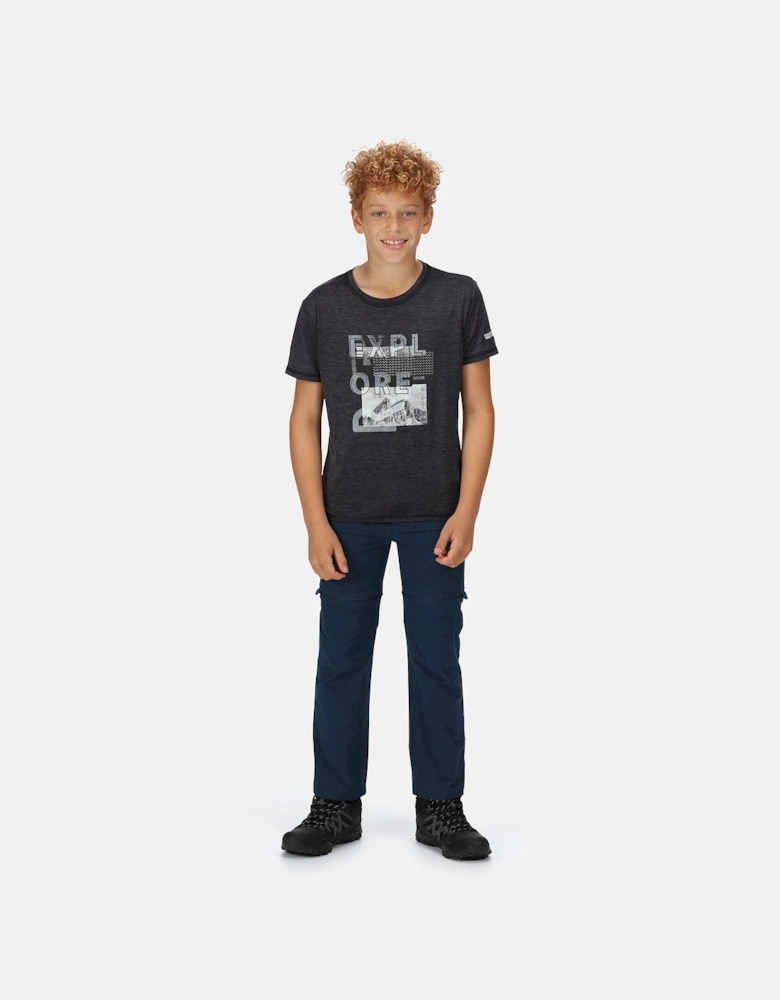Childrens/Kids Highton Stretch Zip-Off Walking Trousers