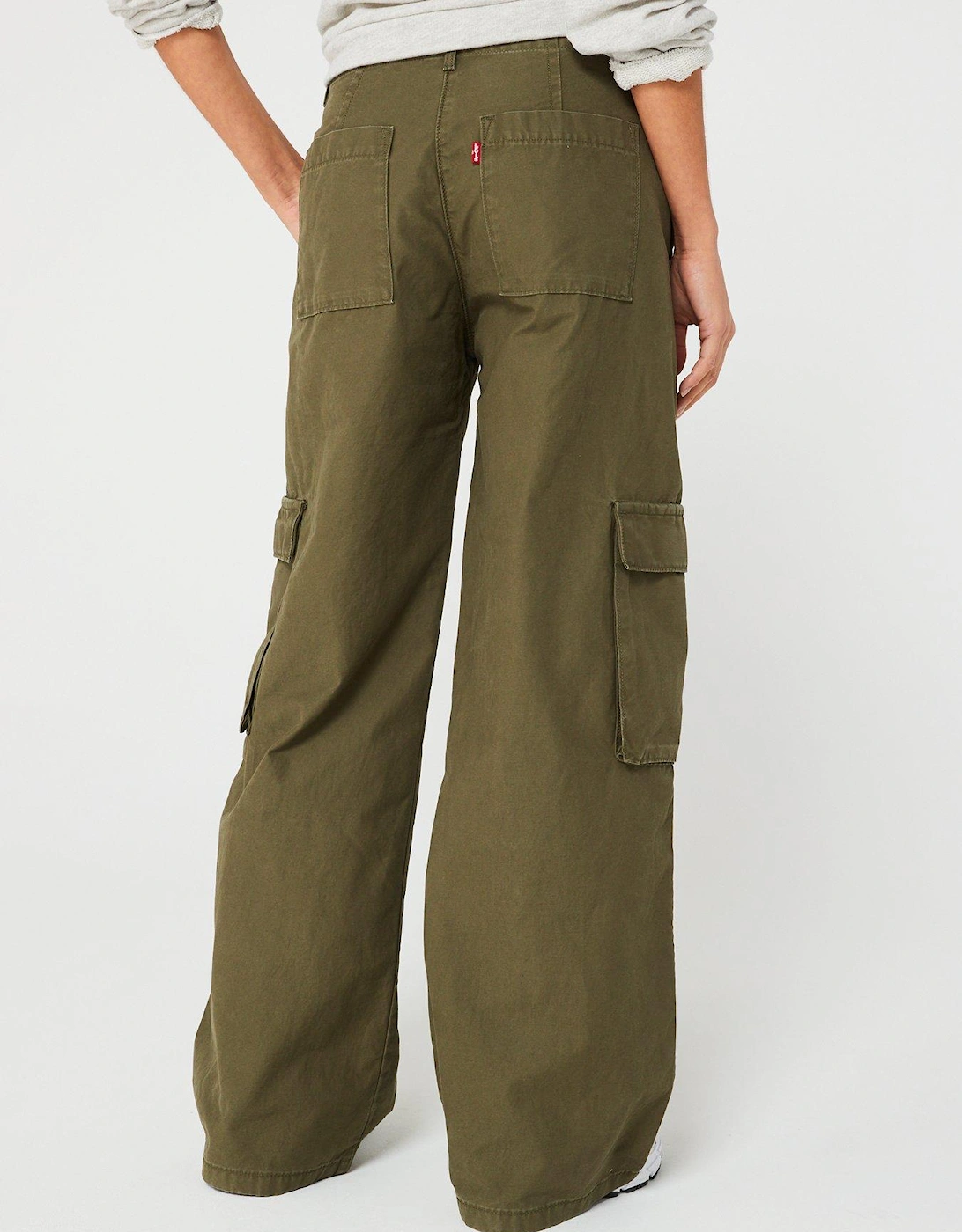 Baggy Cargo Trouser - Olive Night