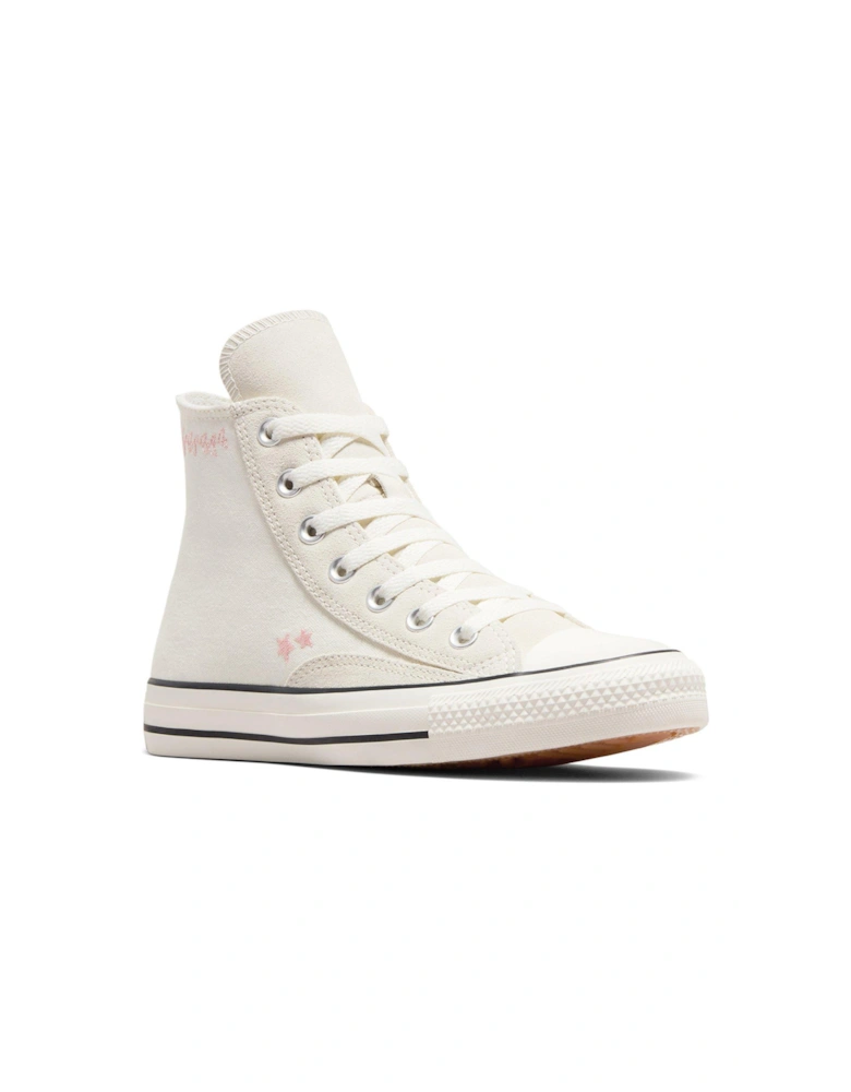 Womens Hi Top Trainers - Off White