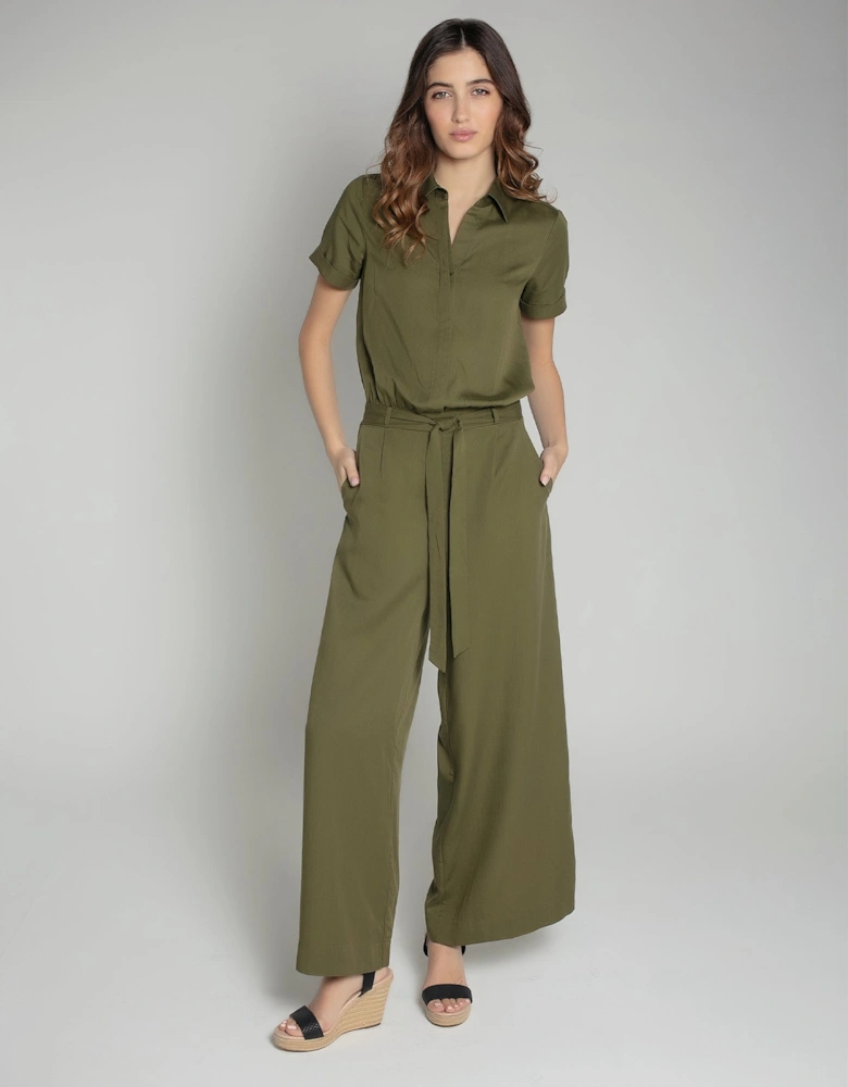 Keeley Jumpsuit in Khaki