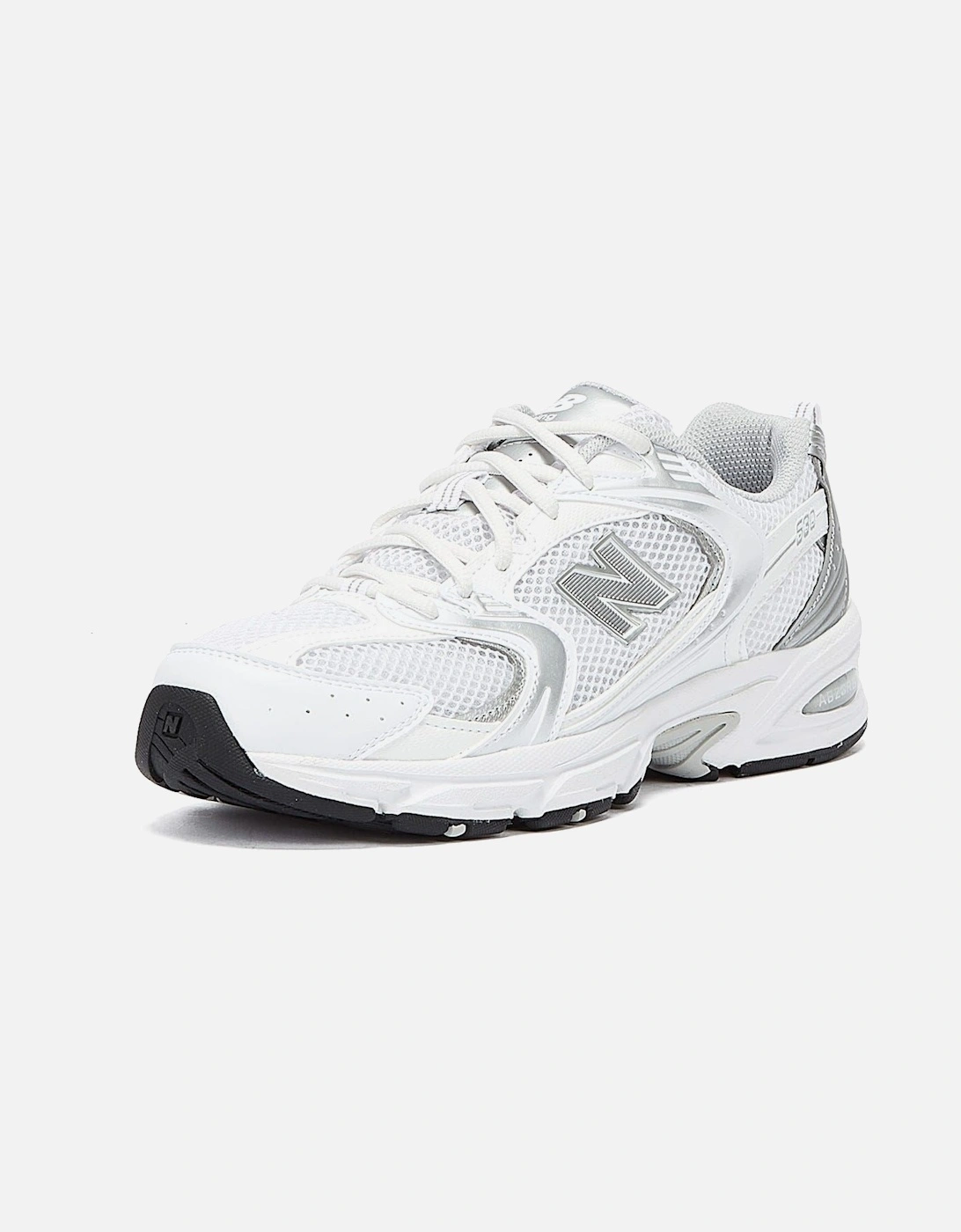 530 Munsell White/Silver Trainers