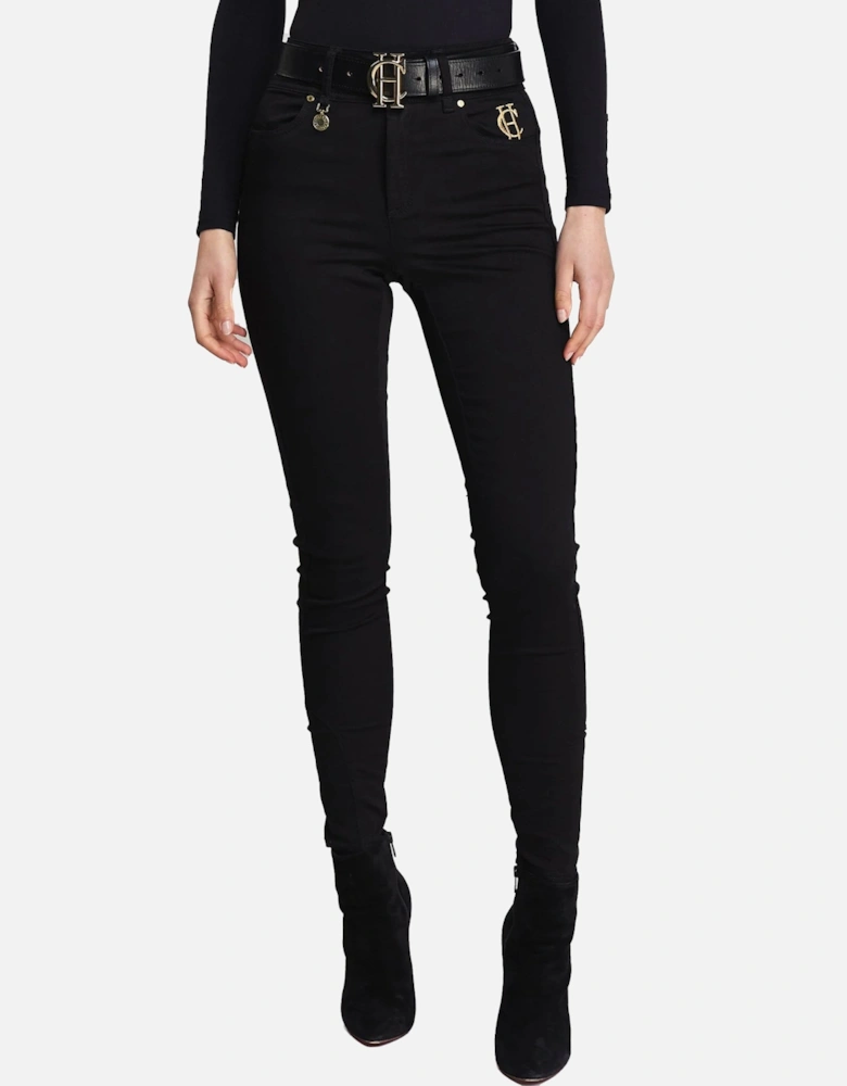 Jodhpur Black Skinny Stretch Jean