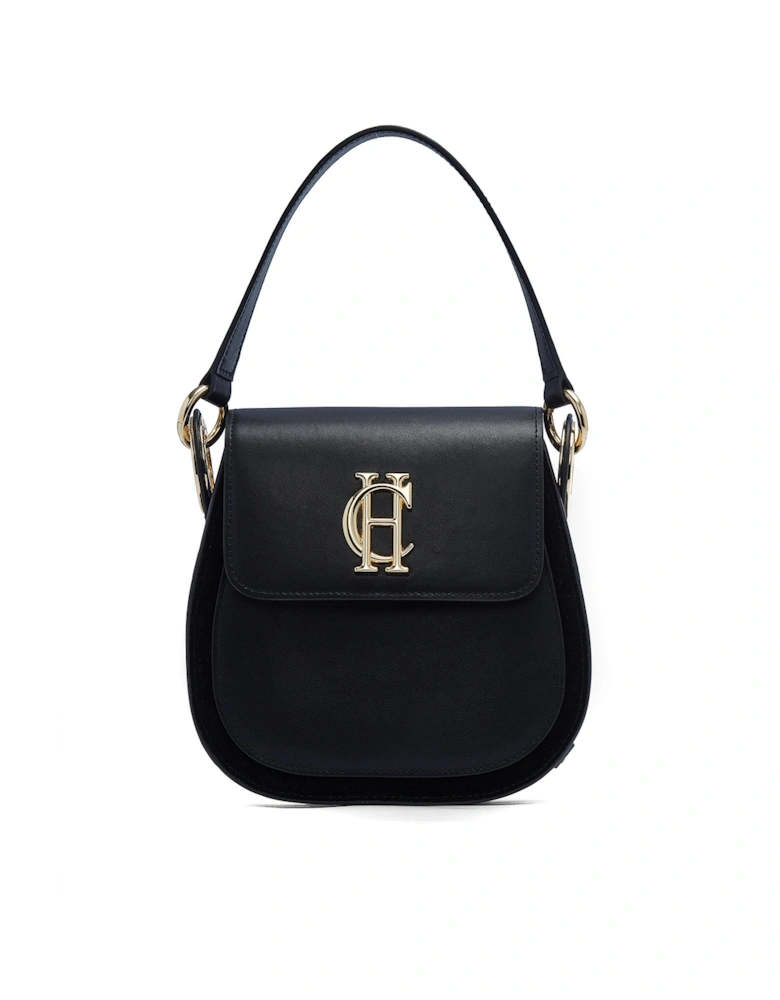 Chelsea Soft Black Saddle Bag