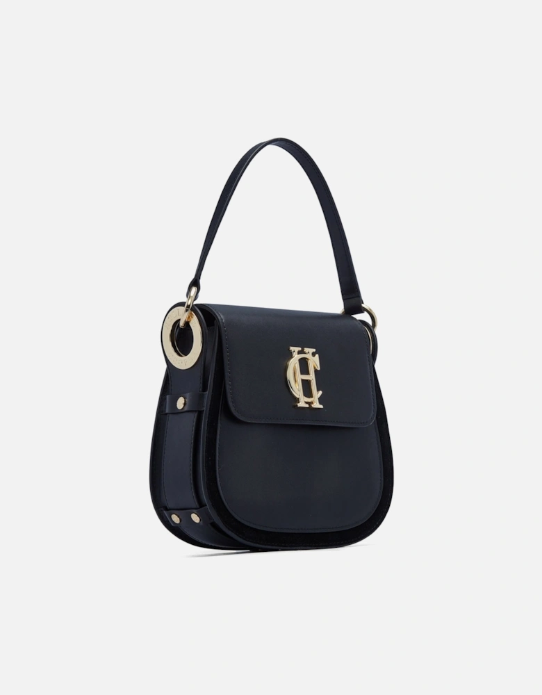 Chelsea Soft Black Saddle Bag