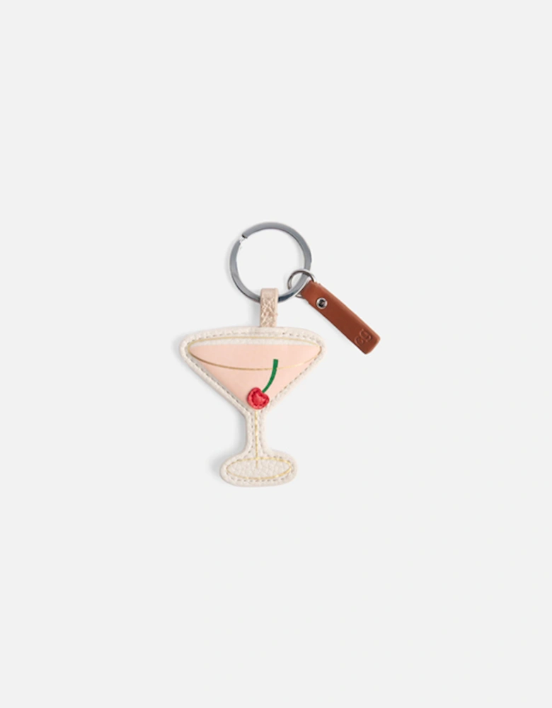 Pink Cocktail Keyring