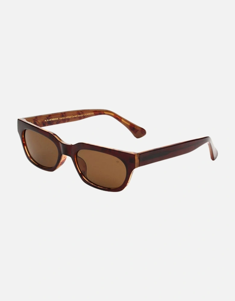 A Kjaerbede Bror Sunglasses Brown/Demi Light Brown Transparent