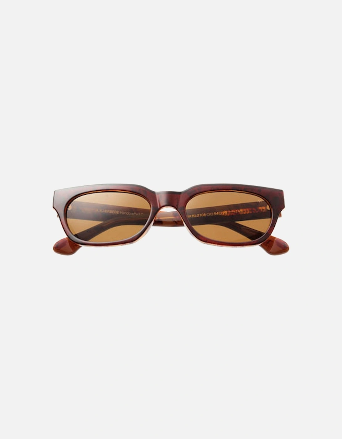 A Kjaerbede Bror Sunglasses Brown/Demi Light Brown Transparent