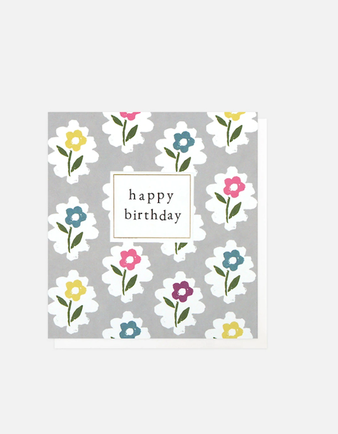 Stamped Flower Birthday Card, 2 of 1