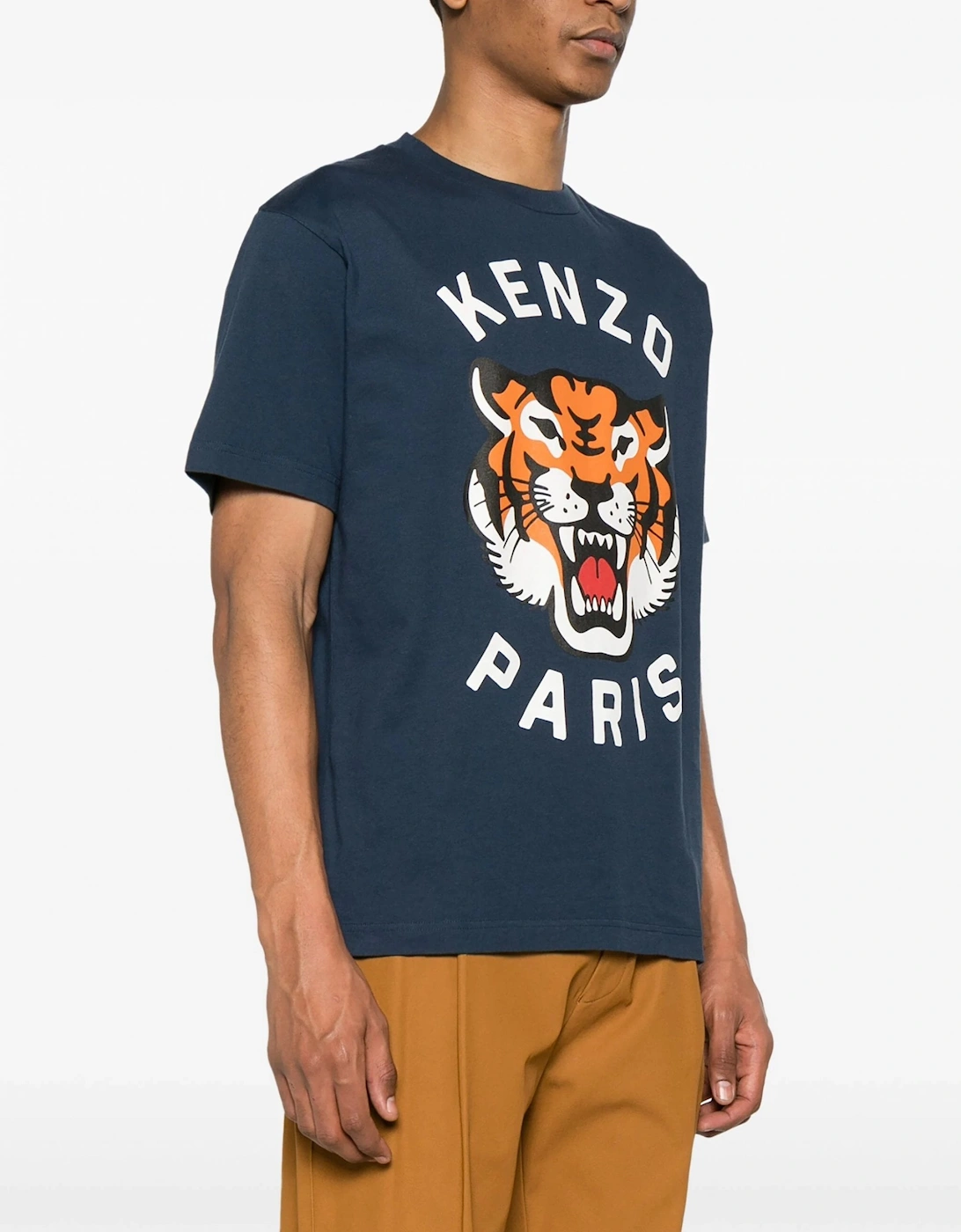 Lucky Tiger Oversize T-shirt Navy