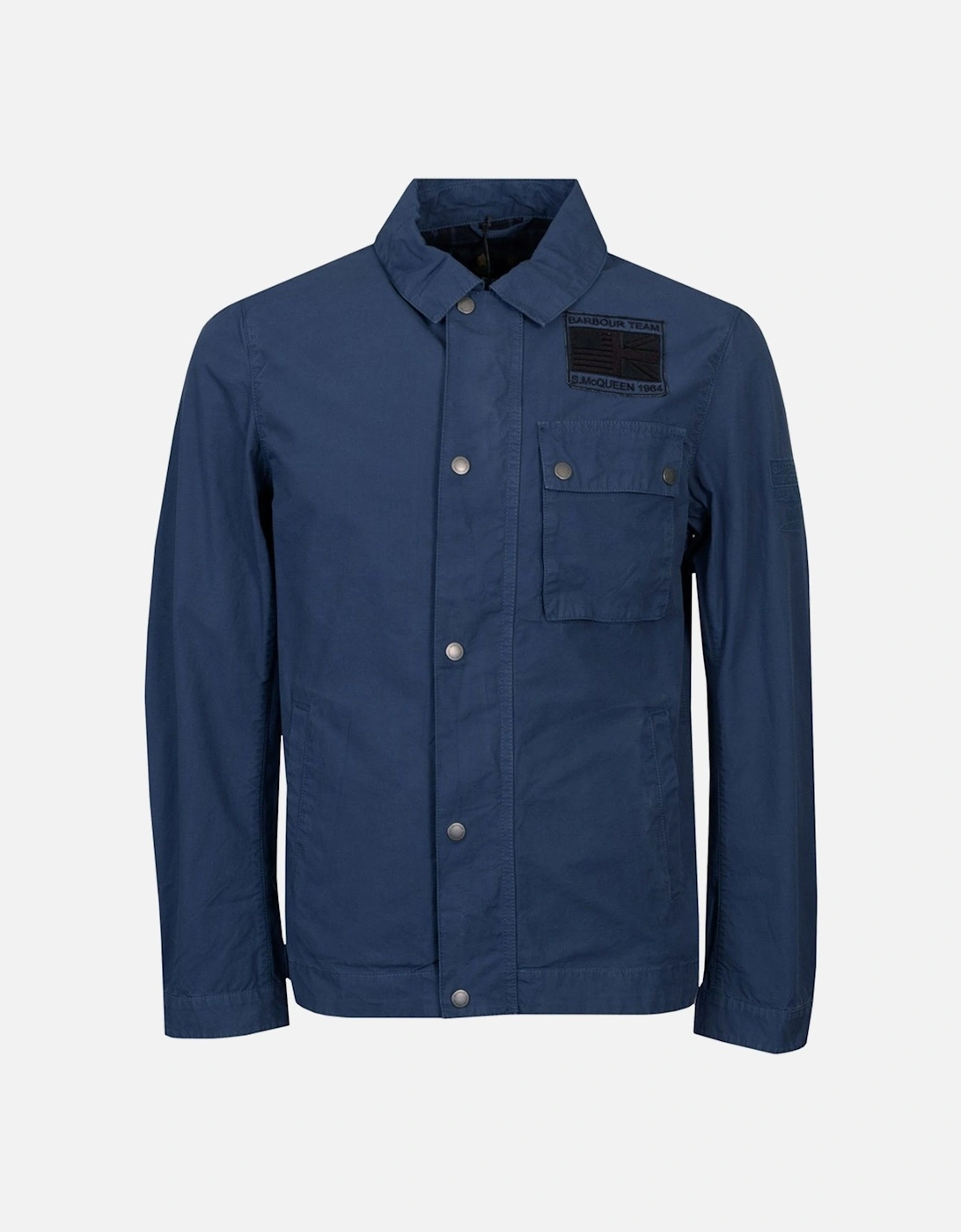 Steve McQueen Workers Casual Jacket Washed Cobalt, 3 of 2
