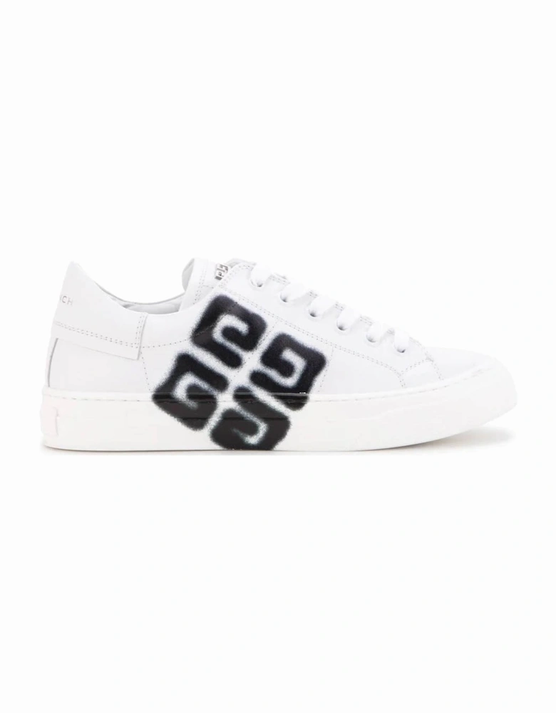 Unisex 4G Spray Paint Sneakers in White
