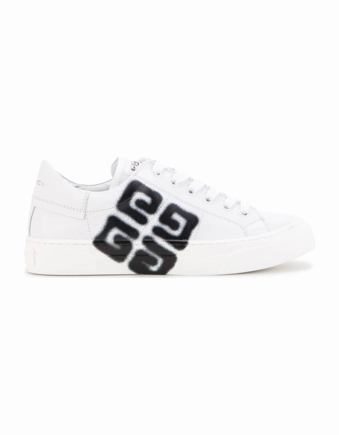Unisex 4G Spray Paint Sneakers in White, 7 of 6