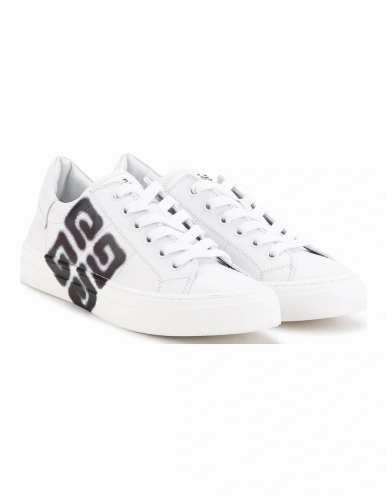 Unisex 4G Spray Paint Sneakers in White