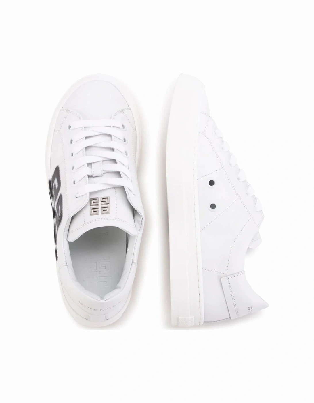 Unisex 4G Spray Paint Sneakers in White