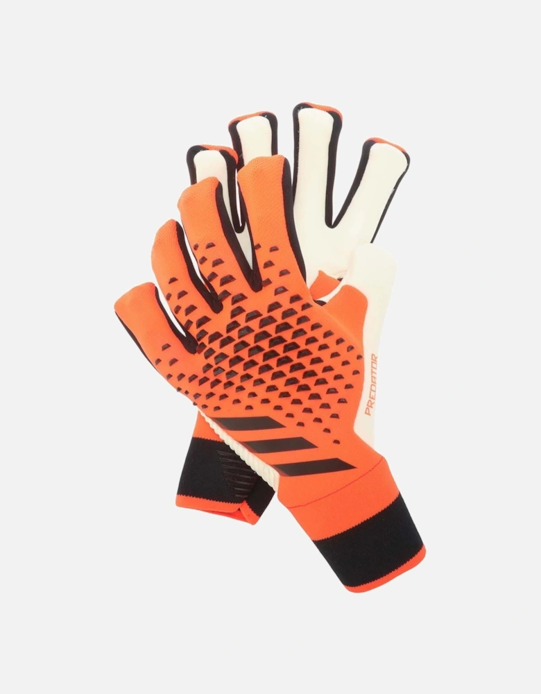 Adults Predator Fingersave Goalkeeper Gloves - Adults Predator Pro Promo Fingersave Goalkeeper Gloves