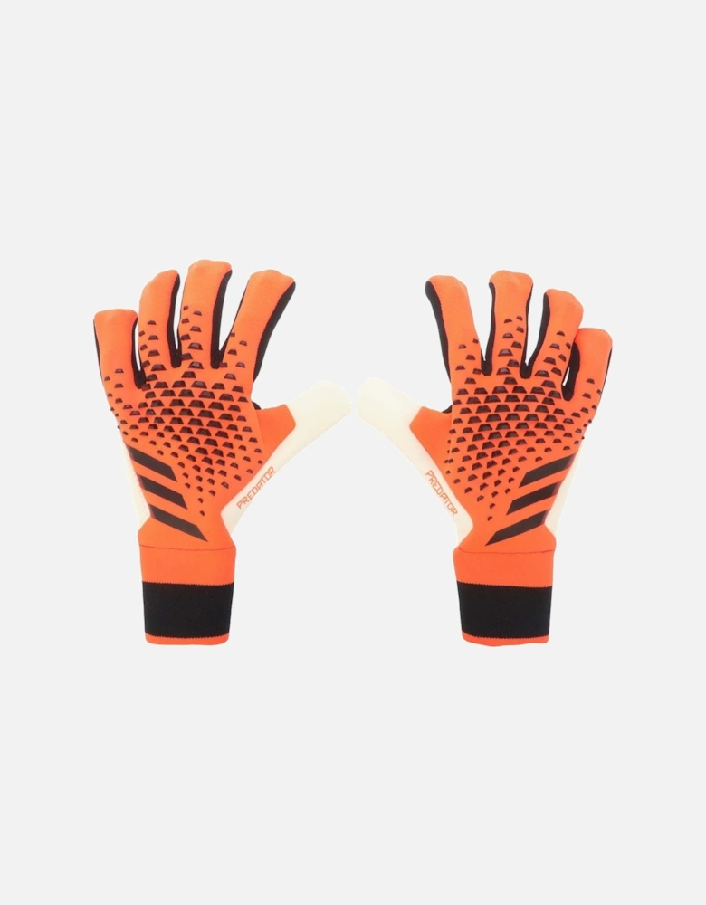 Adults Predator Fingersave Goalkeeper Gloves - Adults Predator Pro Promo Fingersave Goalkeeper Gloves