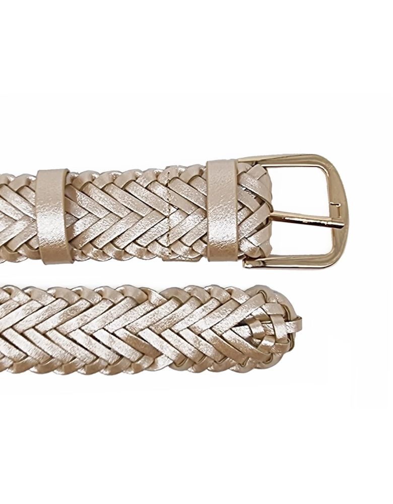 Ashford Woven Belt in Gold