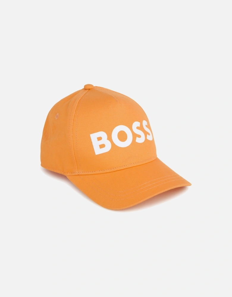 BOYS TANGERINE BASEBALL CAP