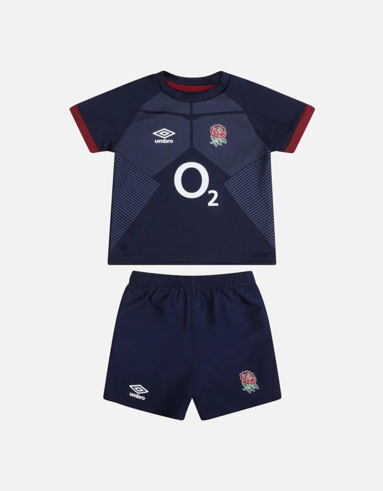 Baby 23/24 Alternate England Rugby Replica T-Shirt & Shorts Set