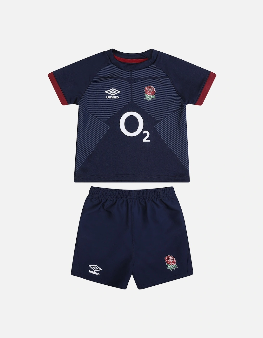 Baby 23/24 Alternate England Rugby Replica T-Shirt & Shorts Set, 3 of 2