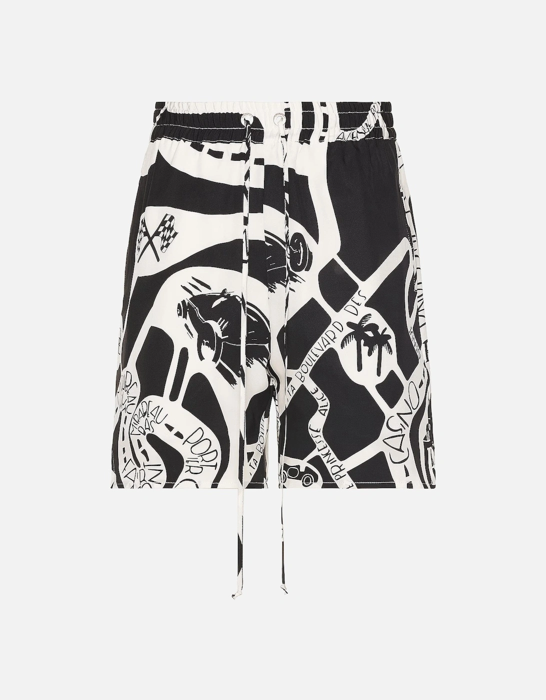 Strada Silk Shorts Black, 6 of 5