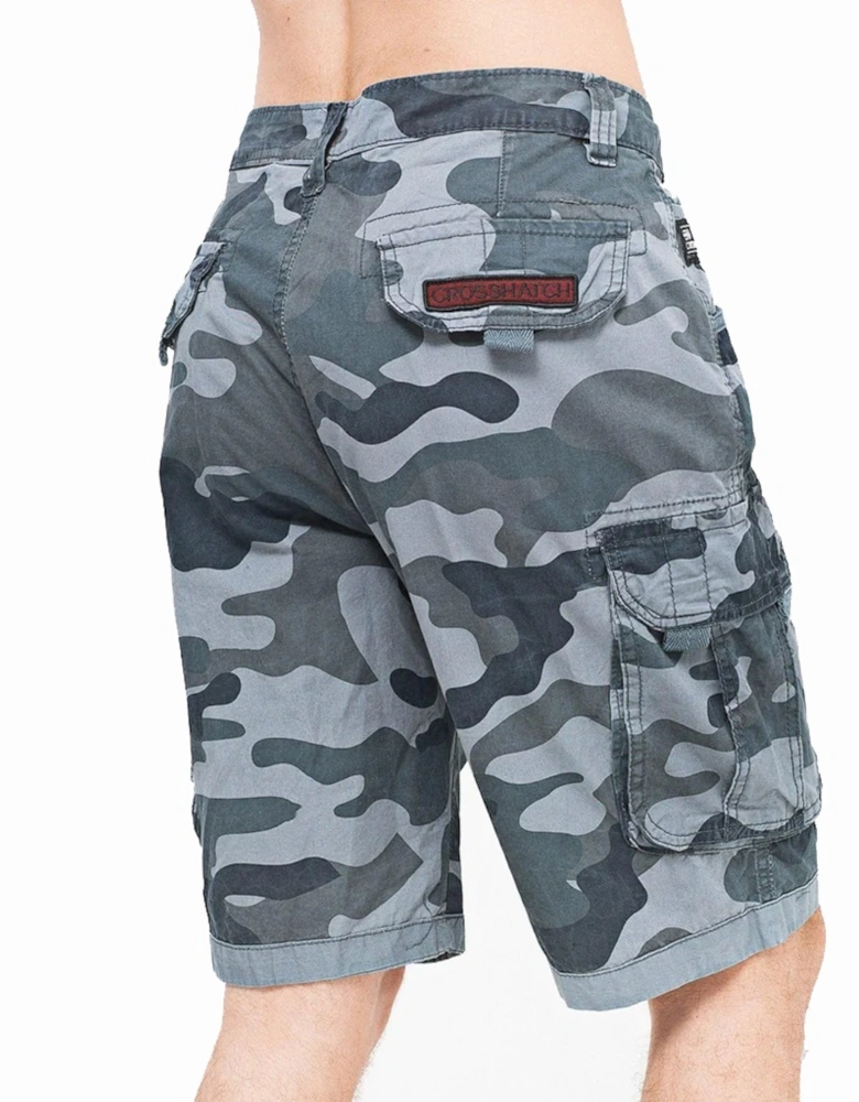 Mens Watchford Camo Cargo Shorts