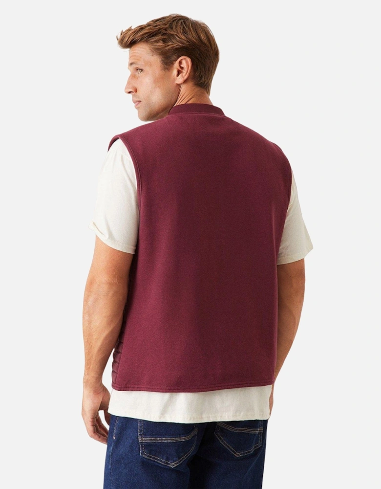 Mens Hybrid Bomber Gilet