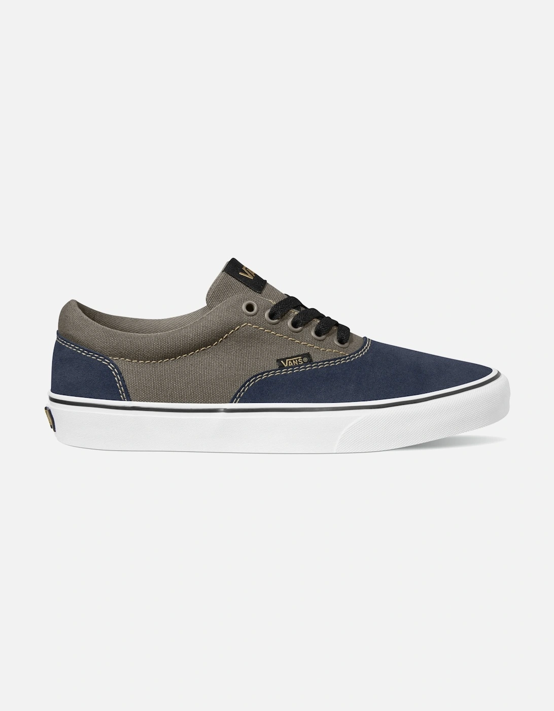 Mens Doheny Colourblock Canvas Trainers - Dress Blue, 2 of 1