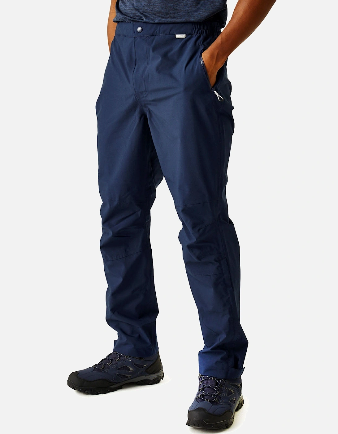 Mens Highton Waterproof Walking Overtrousers - Navy, 2 of 1