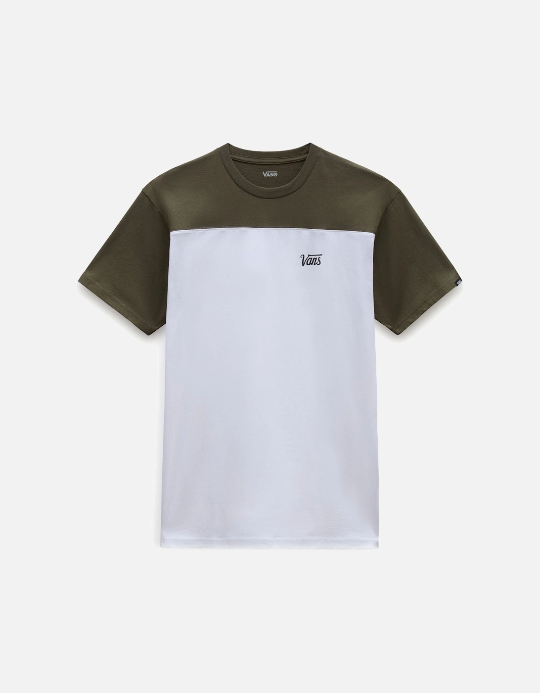 Mens Script Crew Colourblock T-Shirt