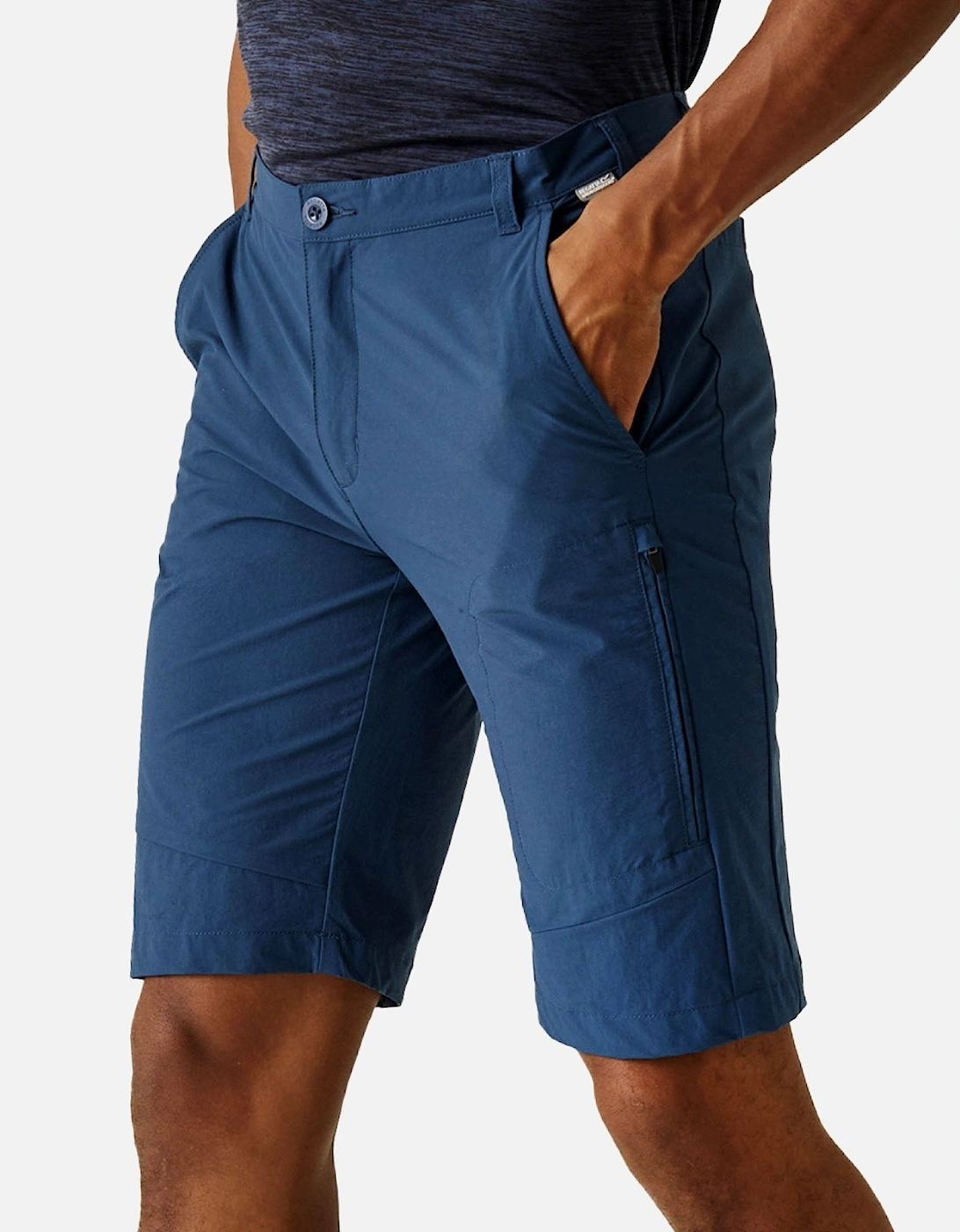 Mens Highton Long Cargo Walking Shorts, 2 of 1