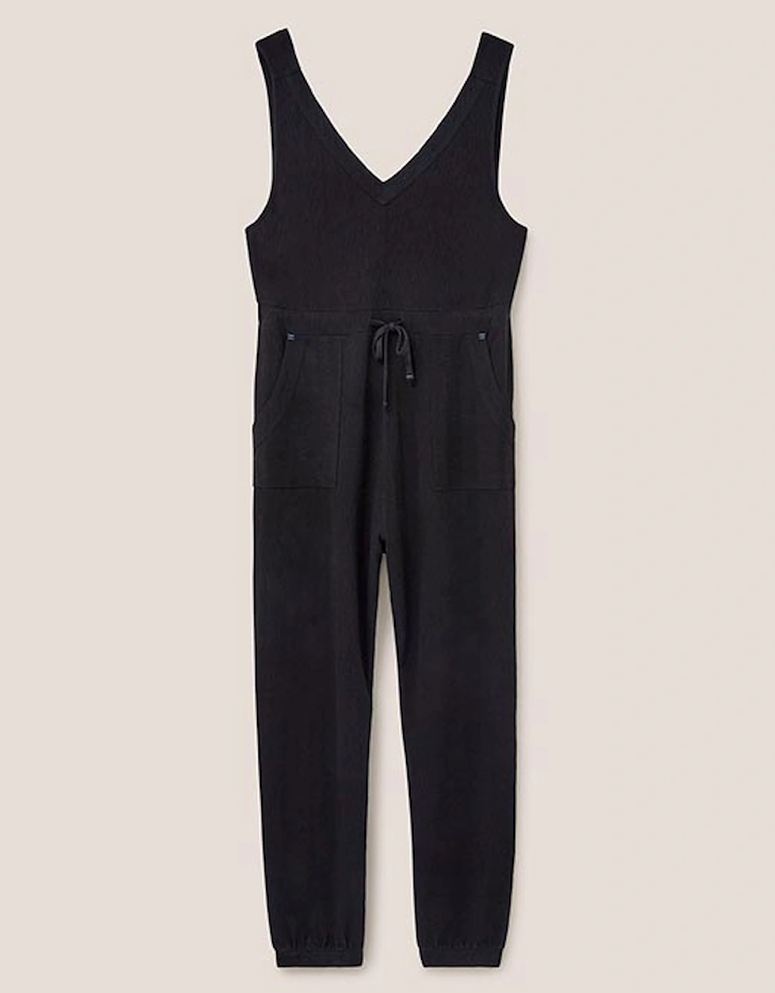 Women's Lainey Jersey Jumpsuit Pure Black