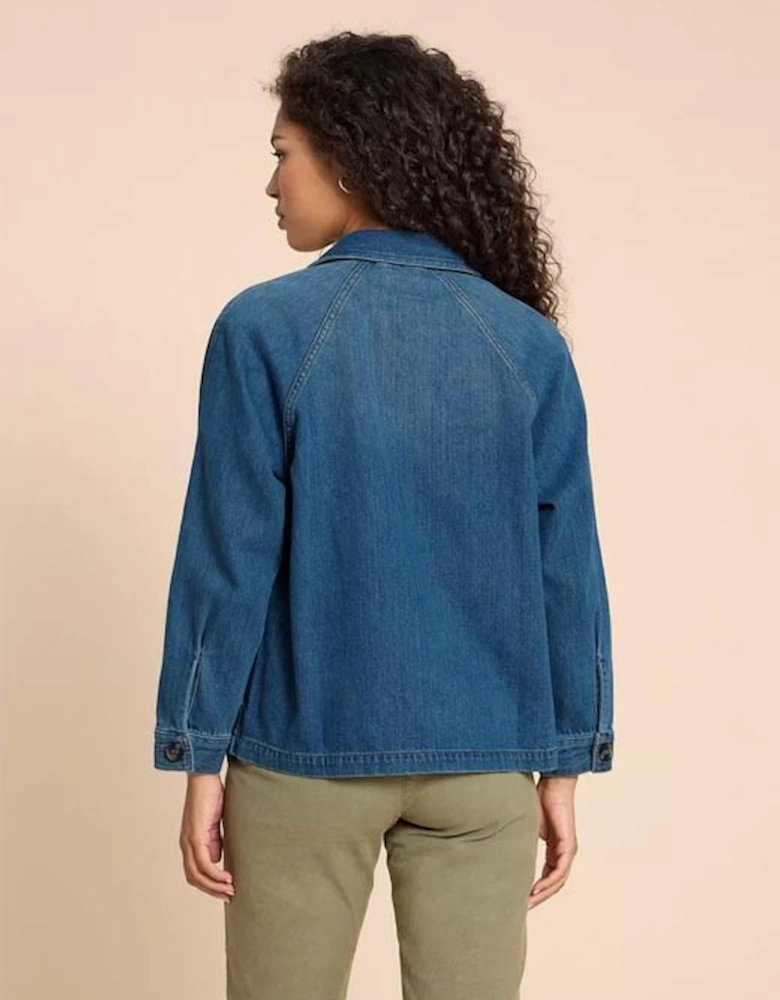 Women's Eden Denim Jacket Mid Denim