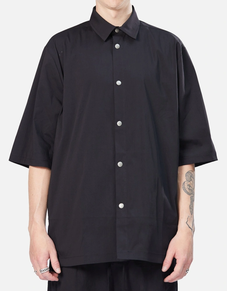 Oversized SS Black Side Pocket Shirt