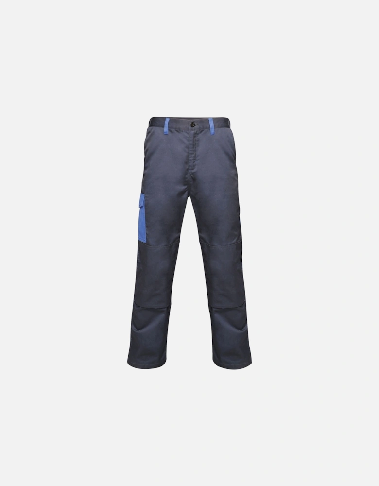 Mens Contrast Cargo Work Trousers