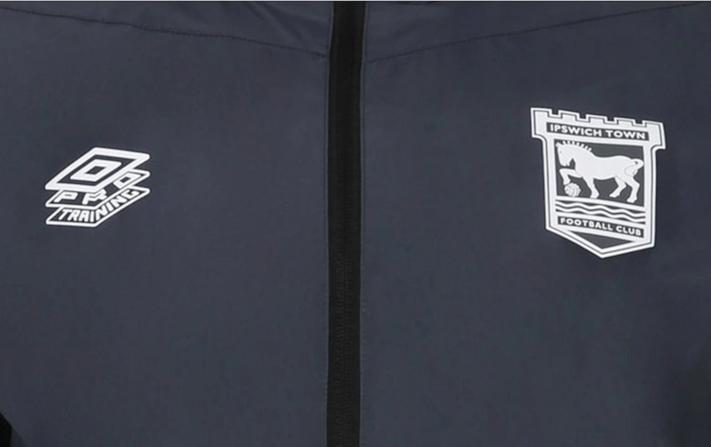 Childrens/Kids 23/24 Ipswich Town FC Waterproof Jacket