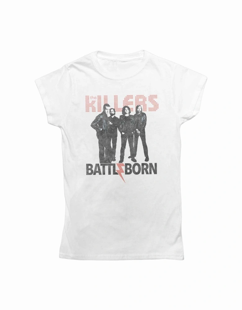 Womens/Ladies Battle Born Cotton T-Shirt