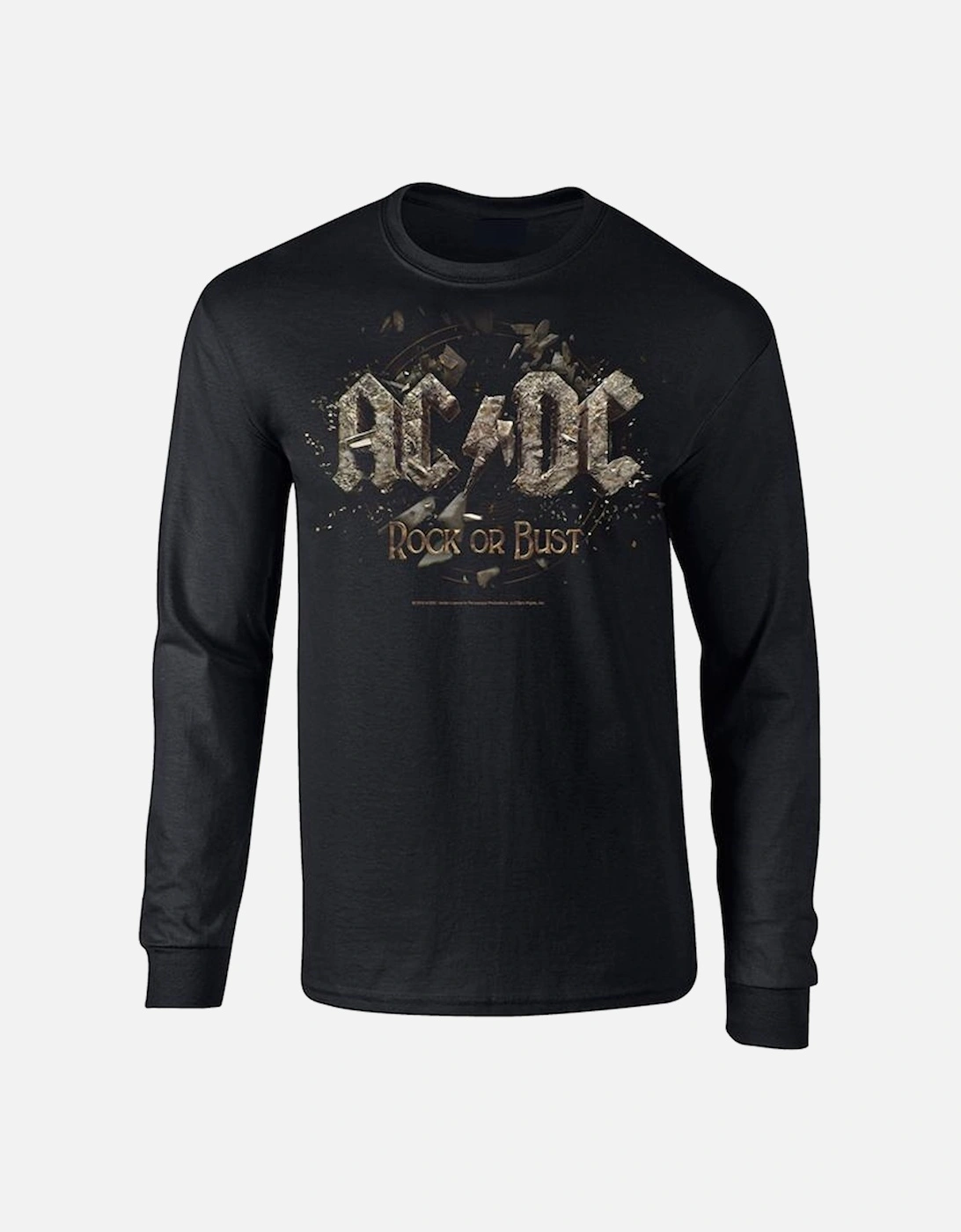Unisex Adult Rock Or Bust Long-Sleeved T-Shirt, 2 of 1