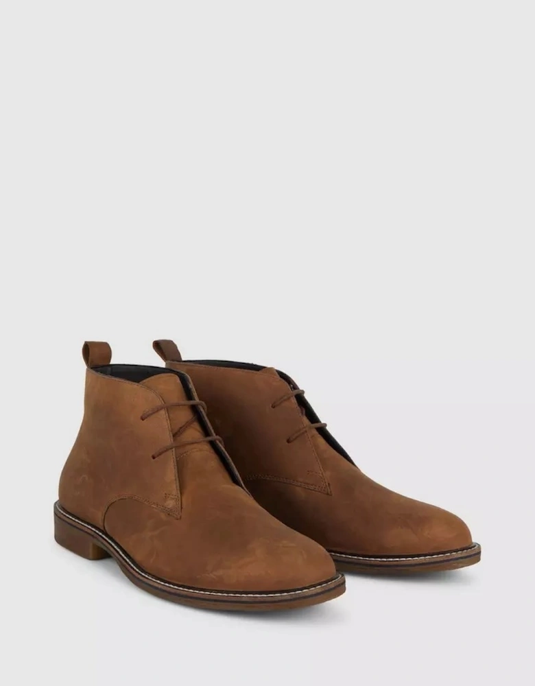 Mens Heritage Leather Chukka Boots