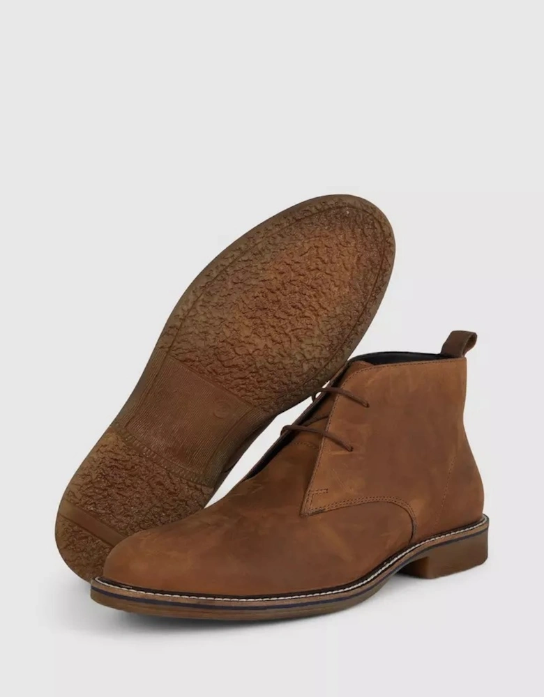 Mens Heritage Leather Chukka Boots