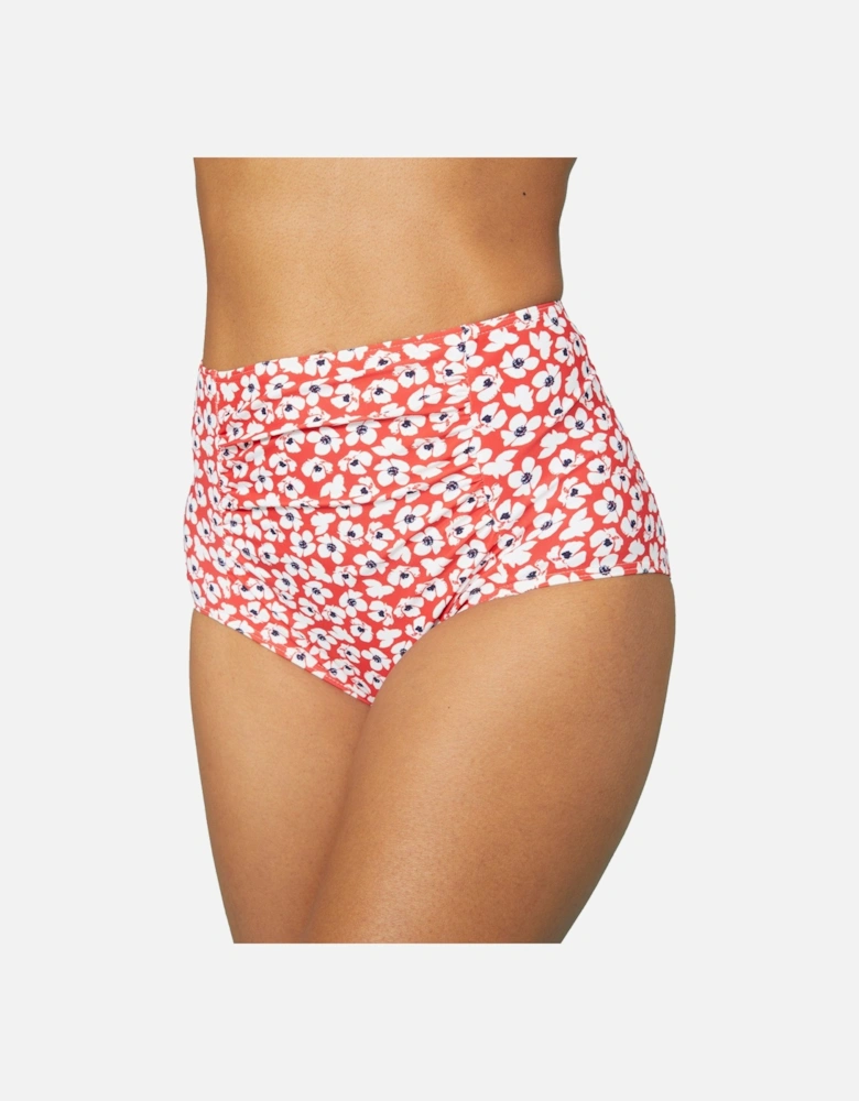 Womens/Ladies Floral High Waist Bikini Bottoms